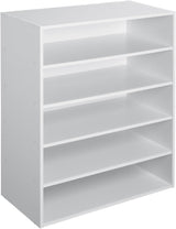 1565 Stackable 5-Shelf Organizer, White