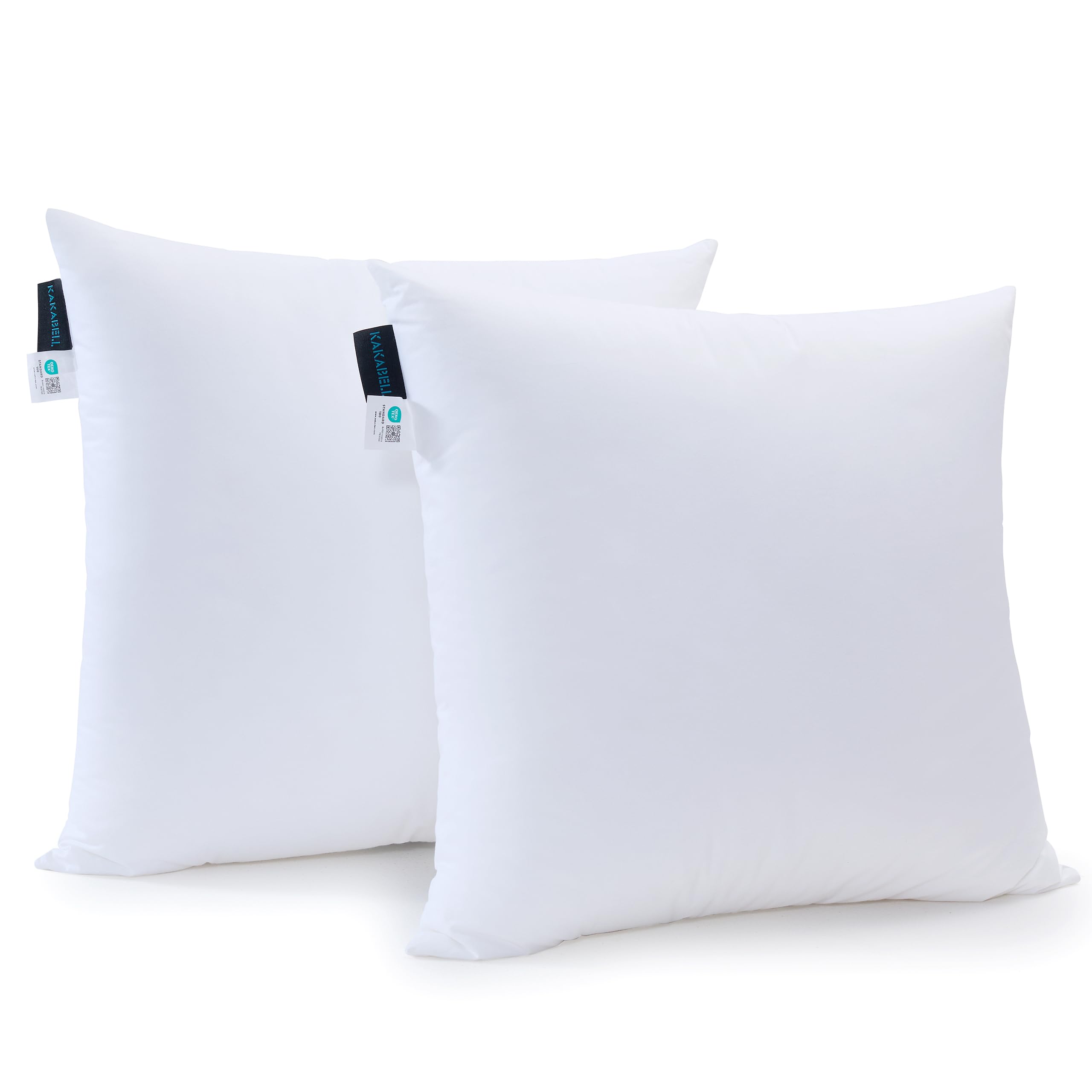 18x18 Pillows Insert,Throw Pillows Insert (Pack of 2, White)