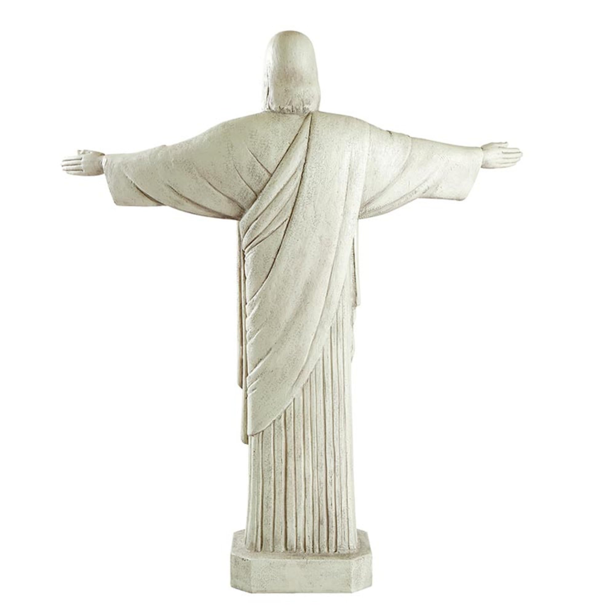 Christ The Redeemer Statue, Jesus Garden Sculpture, Religious Outdoor Figurine