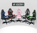 Ergonomic Gaming Chair with Lumbar Support - Light Pink