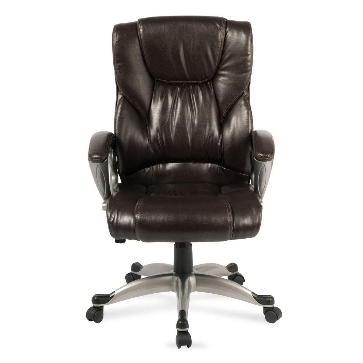 Mocha Ergonomic Desk Task Office Chair High Back Executive Computer PU Leather