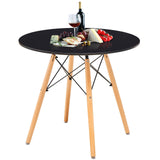 Round Kitchen Dining Table 32'' Modern Leisure Dining Room Table