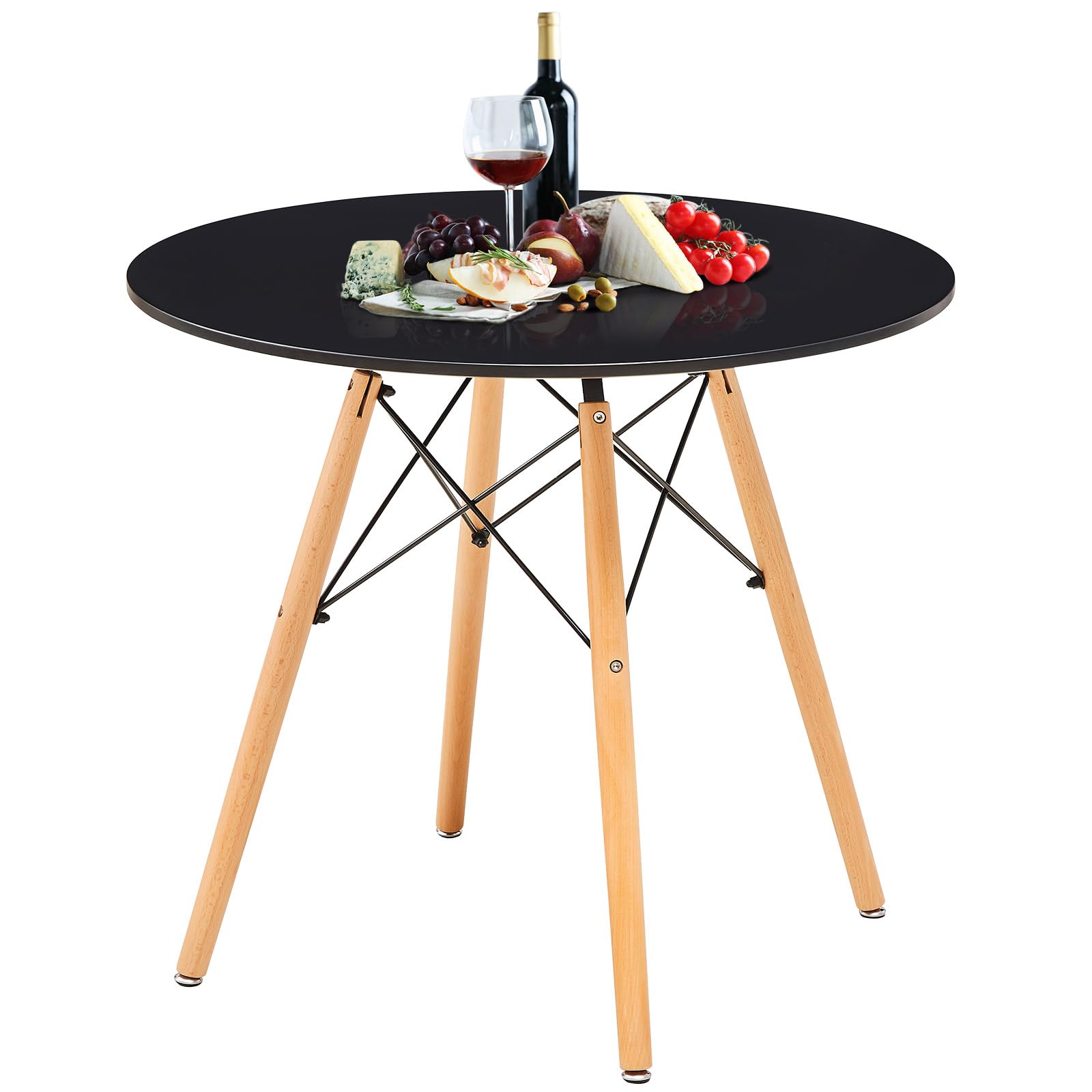 Round Kitchen Dining Table 32'' Modern Leisure Dining Room Table