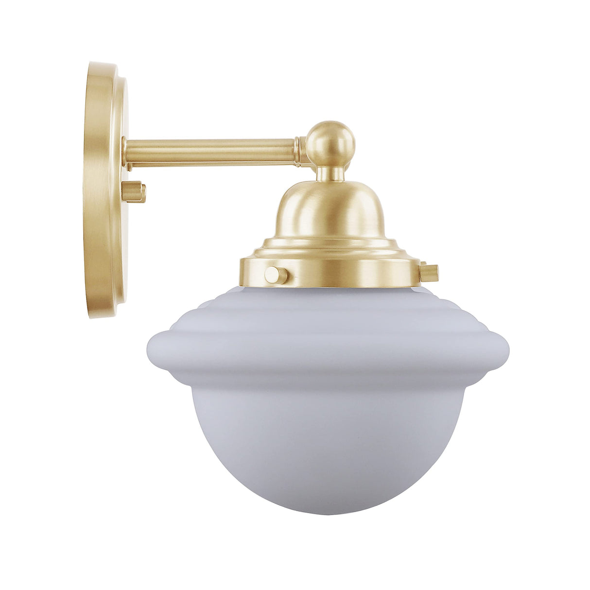Aspen Creative 62306, Bathroom Vanity 2 Lights Fixture 17-3/8"W x 8-5/8"H x 8-1/4"E. Warm Brass Finish, Bulb Not Included