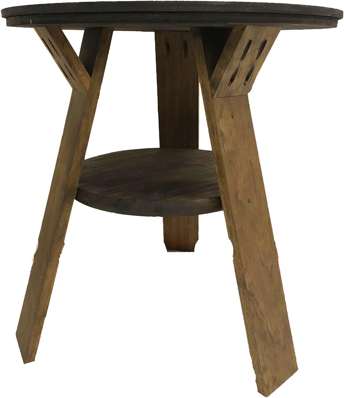 Rustic Chess Board Coffee Table | Small Side Table & Game Board