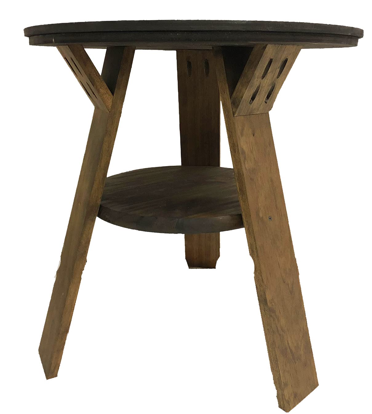 Rustic Chess Board Coffee Table | Small Side Table & Game Board