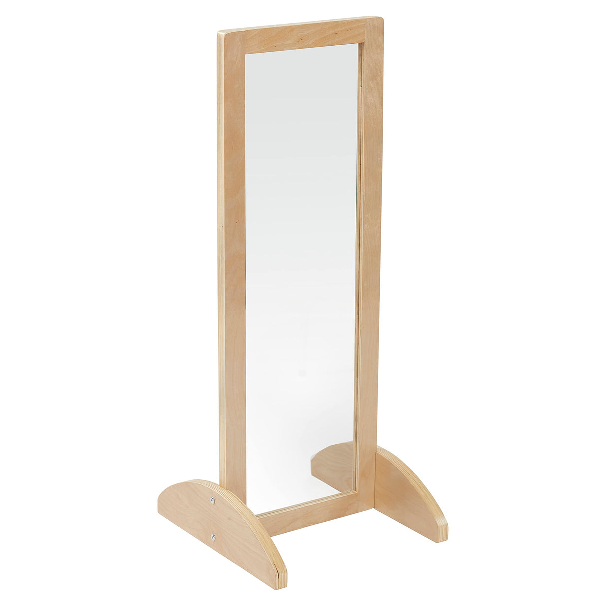 Toddler Single-Sided Bi-Directional Mirror, Kids Furniture, Natural