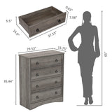 4 Drawer Dresser, Dressers for Bedroom