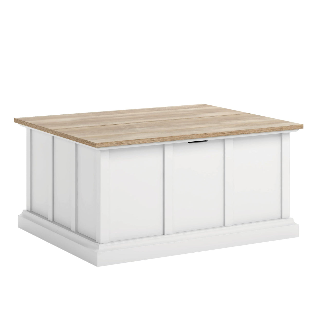 Cottage Road Modern Farmhouse Coffee Table, L: 38.98" x W: 31.02" x H: 18.58"