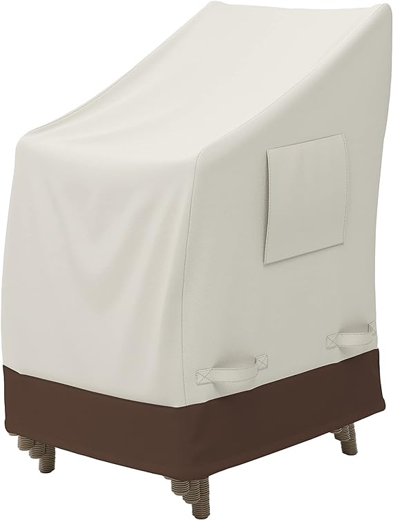 Outdoor Patio Adirondack-Chair Cover, Beige/Tan