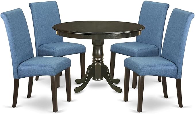 HLBA3-CAP-21 3 Piece Kitchen Table & Chairs Set Contains a Round Dining Room