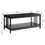 Mission Coffee Table, Black