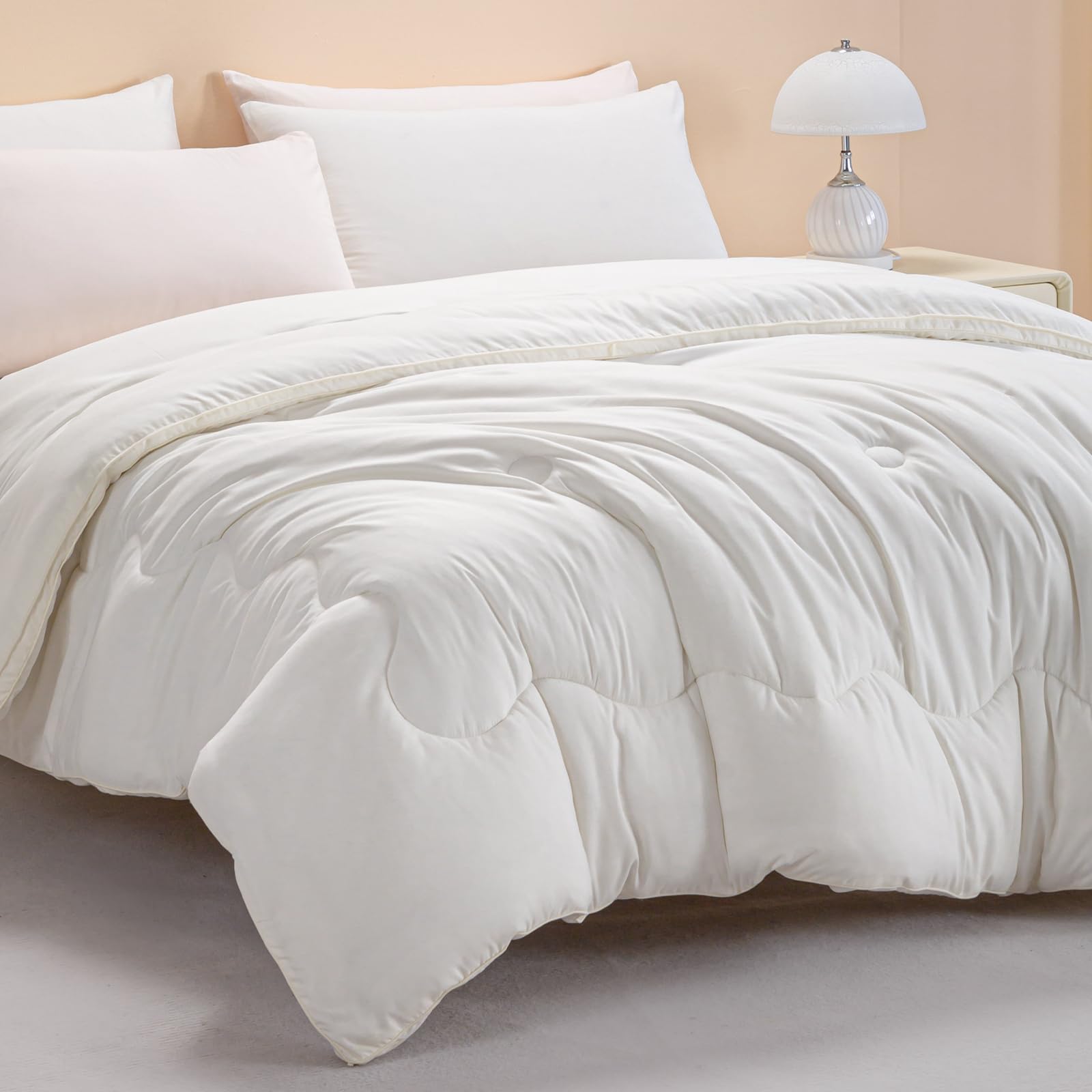 Oversized King Comforter Duvet Insert-Lightweight Down Alternative Bedding Comforter