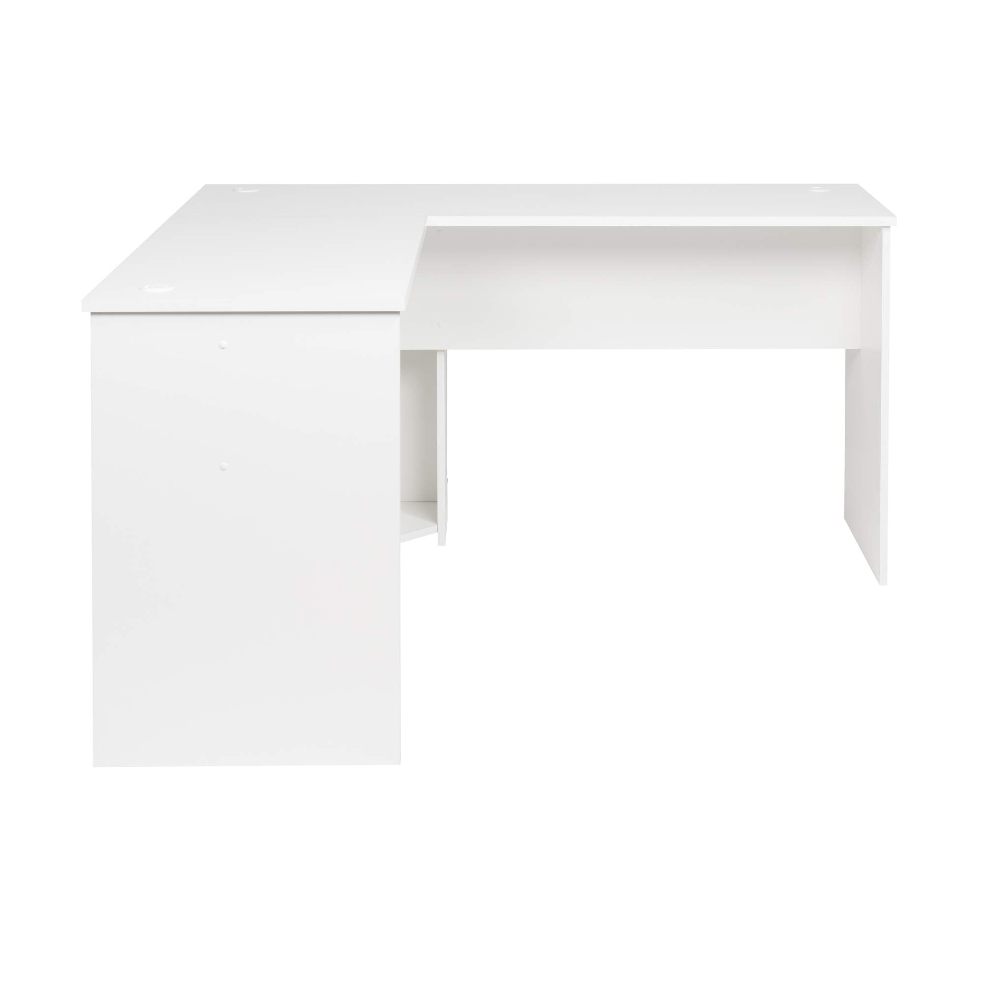 L-shaped Desk, White