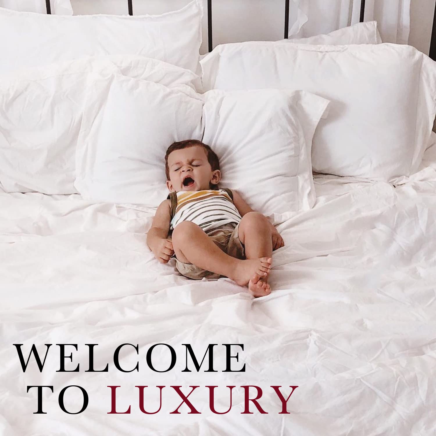 Luxury Sheet Set | 100% American Grown Cotton Basics | Premium Hotel Ultra-Soft