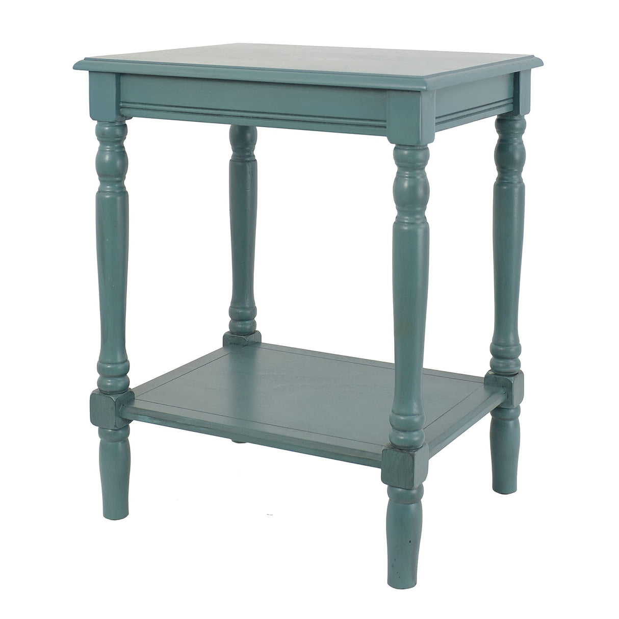 Storage-(24" x 19.5" x 15.75") Simplify End Table, 24 x 19.5 x 15.75, Blue Gray