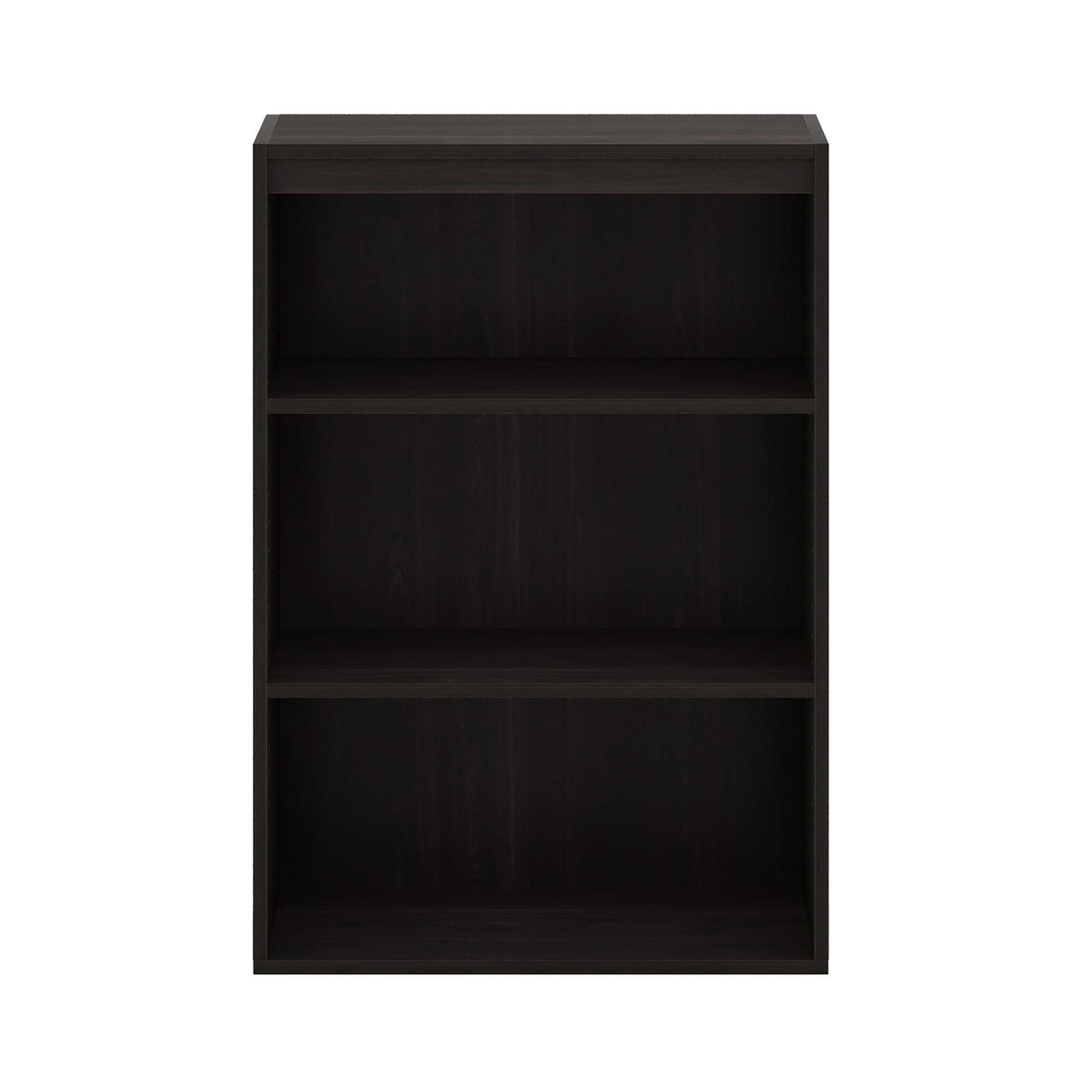 Pasir 3-Tier Open Shelf Bookcase, Dark Espresso