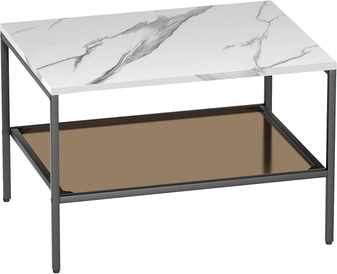 Convertible Entertaining Coffee Table - Coffee Table with 2 Removable Trays