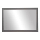 Silver Framed Mirror, 26" x 32" Mirror for Bathroom, Wood Frame, True Reflections Glass