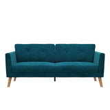 CosmoLiving by Cosmopolitan Upholstered 3-Seater Sofas, Blue