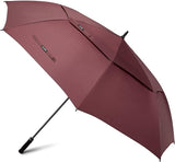 72 Inch Huge Large Oversize Golf Umbrella Automatic Open Double Canopy Vented Windproof Stick Umbrellas,