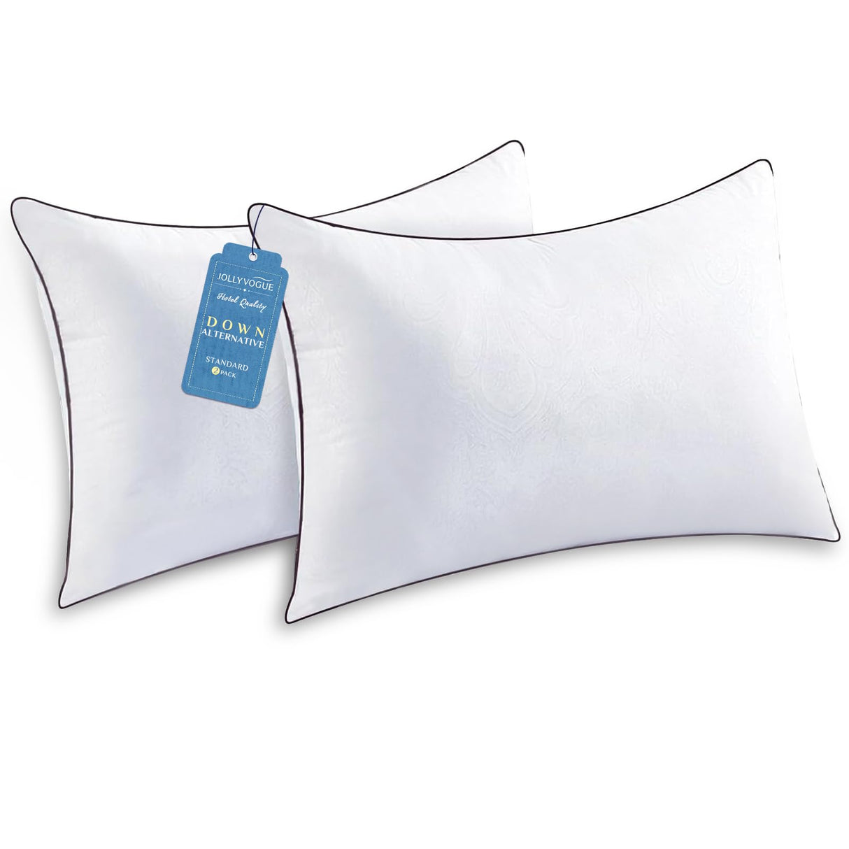Bed Pillows Standard Size Set of 2, Cooling and Supportive Full Pillow 2 Pack
