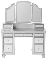 Tracy Silver Vanity with Stool