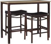 Three Piece Pub Set, Brown
