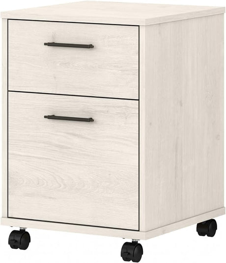 Key West 2 Drawer Mobile File Cabinet, Rolling File Cabinet for Home Office