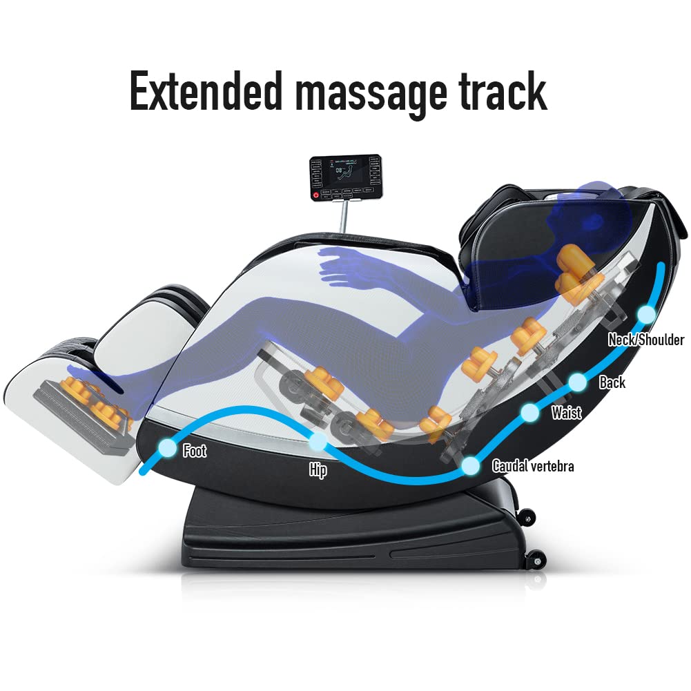 Massage Chair Full Body Recliner - Zero Gravity with Heat and Shiatsu Foot Massage