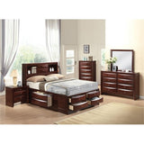 l Queen Storage Bed in Espresso Finish