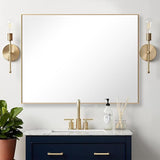 36 x 48 Inch Rectangle Wall Mirror, Aluminum Frame Rectangular Mirror