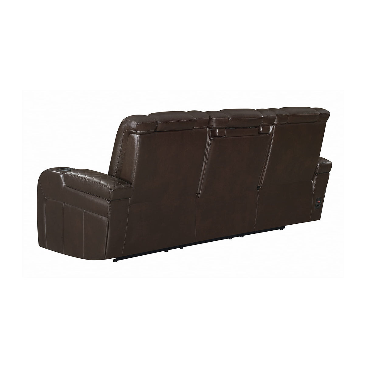 Delangelo Power Motion Reclining Sofa, Brown