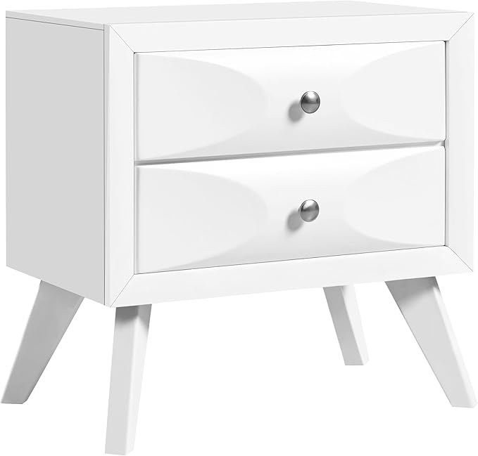 Nightstand with 2 Drawers, Almost Fully-Assembled Nightstand