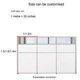 Premium Office Privacy Panel – Freestanding Partition with Acoustic Insulation