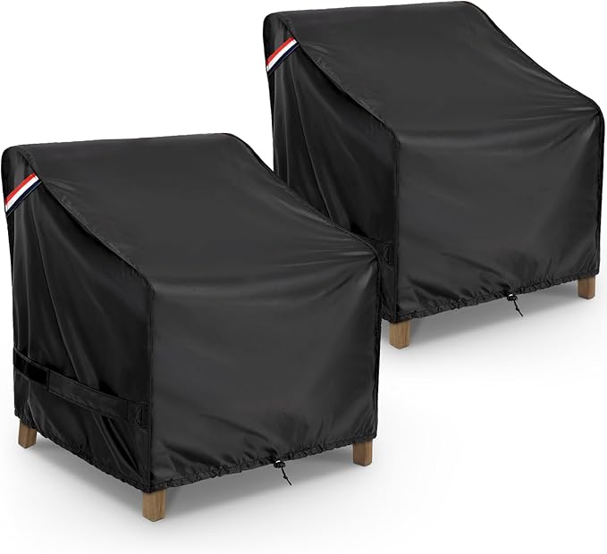 Patio Furniture Covers Waterproof 32W x 37D x 36H inches 2 Pack