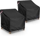 Patio Furniture Covers Waterproof 32W x 37D x 36H inches 2 Pack
