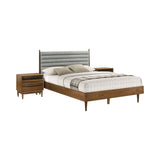 Armen Living Artemio Modern 5 Piece Bedroom Set, Brown