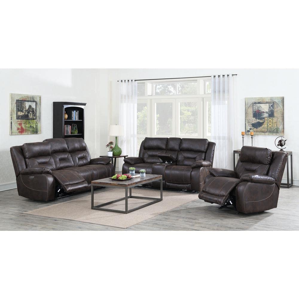 Saddle Brown with Memory Gel Foam, Power Features, and USB Port for Ultimate Comfort Recliner Chair