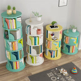 Bookshelf,Rotating 360 Degrees Kids, Floor-Standing Storage Shelf, Kids and Toy