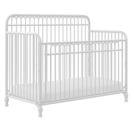 Ivy 3-in-1 Convertible Metal Crib, JMPA Certified, Gold