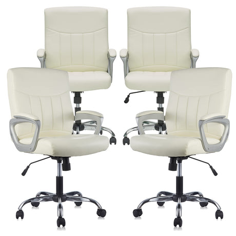 Office Computer Desk Chair Executive Mid Back Chair Comfortable Ergonomic Managerial