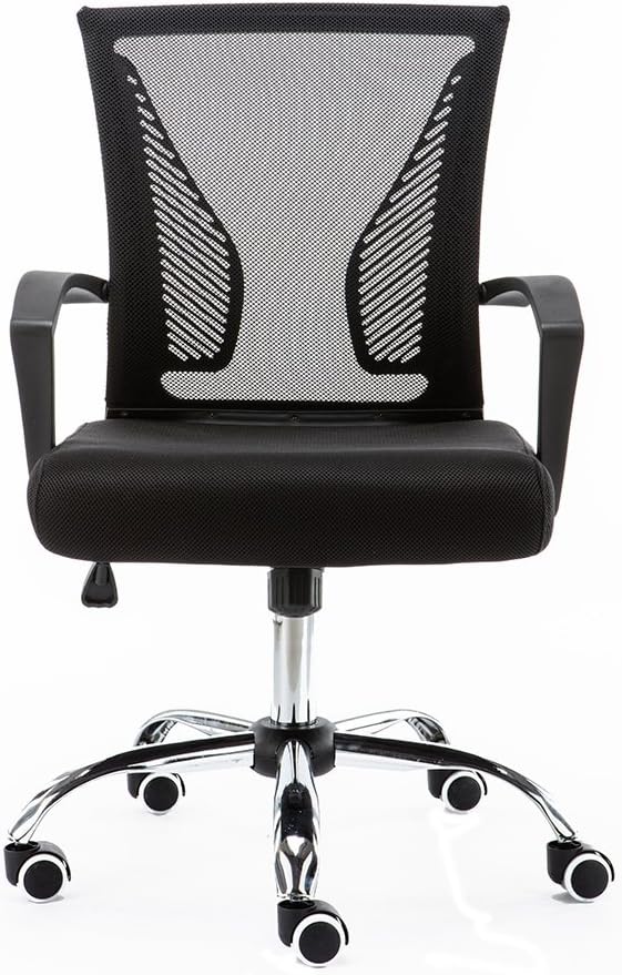 Zuna Mid-Back Office Task Chair - Ergonomic Back Supporting Mesh Back Desk Chair