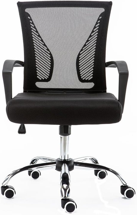 Zuna Mid-Back Office Task Chair - Ergonomic Back Supporting Mesh Back Desk Chair