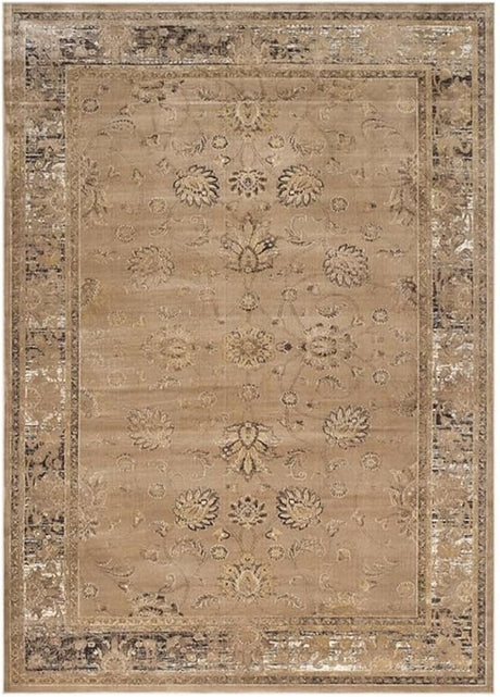 Vintage Collection Area Rug - 10' x 14', Turquoise & Multi, Oriental Distressed Viscose Design