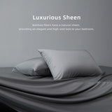 Queen Sheet Set, Rayon Derived from Bamboo, Cooling Sheets, Deep Pocket Up to 16",
