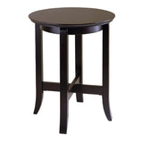 Toby 21.97-inch x 18.03-inch x 18.03-inch Composite Wood End Table, Espresso