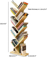 ookshelf Bookshelf Tree-Shaped Bookshelf Simple Modern Living Room Simple Floor Book
