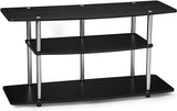 Designs2Go No Tools 46 inch 3 Tier Wide TV Stand, Espresso