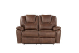 Katrine Brown Manual Loveseat